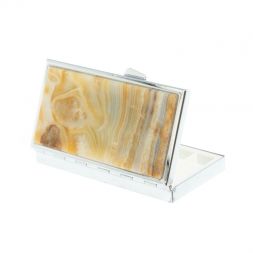 Таблетница на 7 отделений из камня шайтанский переливт