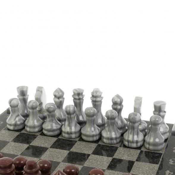 Набор игр 3 в 1: шахматы ,шашки, нарды 41х41 см 128975