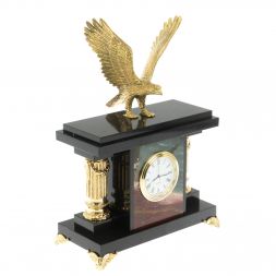 Часы "Орел" из яшмы