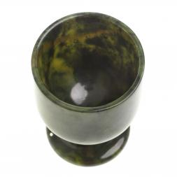 Рюмка на ножке камень нефрит 40 мл 4,3х6,5 см