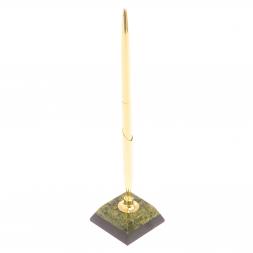 Подставка под ручку из змеевика 5х5х22 см