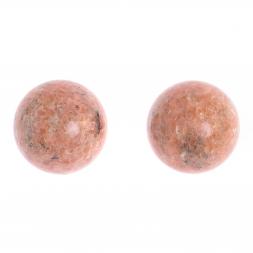 Шары для массажа из розового мрамора 3 см