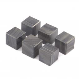 Камни для охлаждения виски комплект 6 кубиков полосатый мрамор