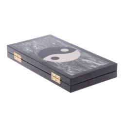 Настольные нарды "Инь-Янь" из натурального камня