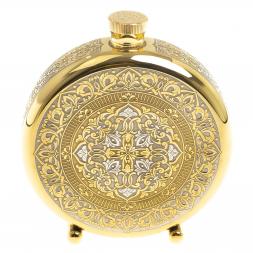 Фляжка "Герб России с флагом" Златоуст