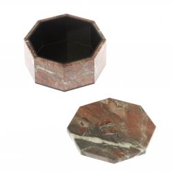 Шкатулка восьмиугольная из креноида 10,5х10,5х5 см