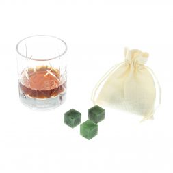 Камни для охлаждения напитков 3 кубика из саянского нефрита