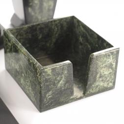 Письменный прибор руководителя из натурального змеевика