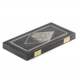 Настольные нарды "Роза ветров / Природа" камень гранит