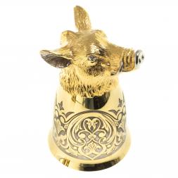 Стопка перевертыш "Кабан" 70 мл Златоуст