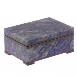 Шкатулка из содалита 9х6,5х4 см