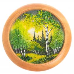 Тарелка &amp;quot;Летняя ночь&amp;quot; 20 см каменная крошка