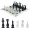 Шахматы "Люкс" из мрамора доска 30х30 см