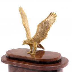 Часы "Горный орел" бронза лемезит