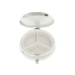 Таблетница на 3 отсека эвдиалит цвет серебро