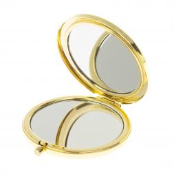 Карманное зеркало шайтанский переливт цвет золото
