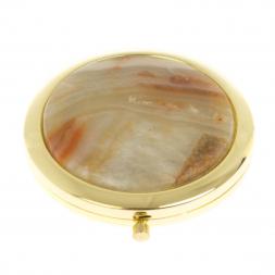 Карманное зеркало шайтанский переливт цвет золото