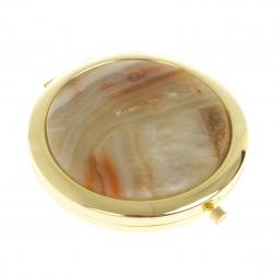 Карманное зеркало шайтанский переливт цвет золото