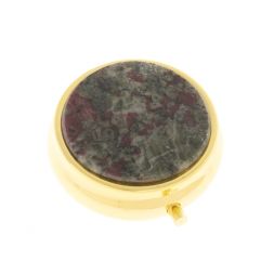 Таблетница на 3 отсека эвдиалит цвет золото