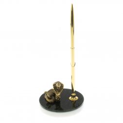 Сувенир "Кобра" с ручкой на нефрите