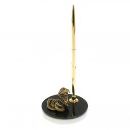 Сувенир "Кобра" с ручкой на нефрите