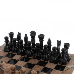 Шахматы &amp;quot;Виктория&amp;quot;  из мрамора 30х30 см