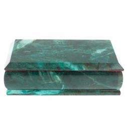 Шкатулка &amp;quot;Купюра&amp;quot; из змеевика с зеркалом