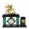 Настольный мини-набор "Георгий Победоносец" из малахита