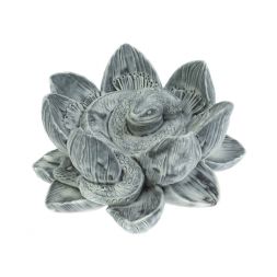 Статуэтка "Змейка в цветке лотоса" из мраморной крошки