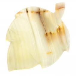 Пепельница "Лист" из оникса 15х10,5х1,5 см (4)