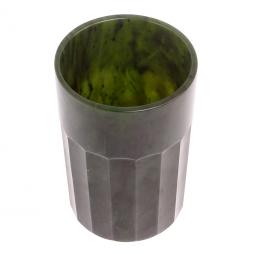 Стакан гранёный из камня нефрит 160 мл 6,2х6,2х9 см