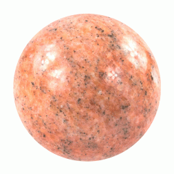 Шар из розового мрамора 7,5 см