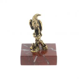 Статуэтка "Орел" из бронзы и креноида 3,5х3,5х5 см