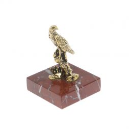 Статуэтка "Орел" из бронзы и креноида 3,5х3,5х5 см