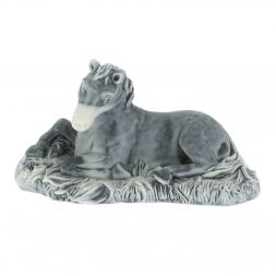 Статуэтка "Лошадь лежащая" из мрамолита