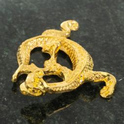 Шкатулка "Дуэт" из камня змеевик 19x10x7 см