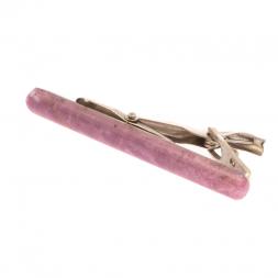 Набор запонки квадратные зажим для галстука камень турмалин