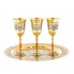 Набор рюмок на подносе &amp;quot;Изящный&amp;quot; 40 мл Златоуст