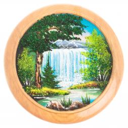 Тарелка декоративная &amp;quot;Водопад&amp;quot; 25 см каменная крошка