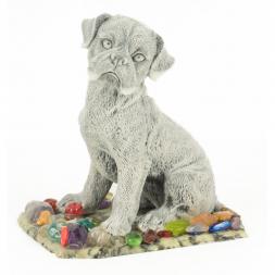 Сувенир "Боксер щенок" из мрамолита