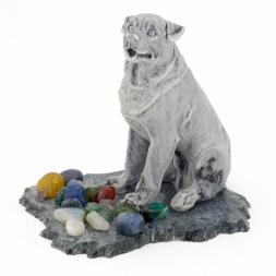 Сувенир "Ротвейлер" из мрамолита