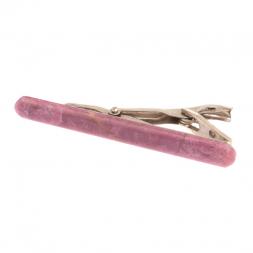 Набор запонки круглые зажим для галстука камень турмалин