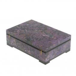 Шкатулка из чароита 16х10,5х5 см