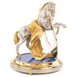 Сувенир "Подкова на счастье" лазурит