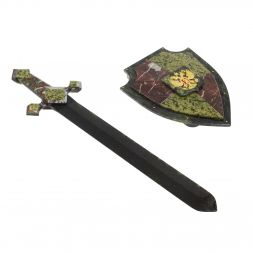 Настенный сувенир "Щит и меч" с Гербом РФ