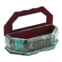 Шкатулка с расписной крышкой Лето 17х7,5х6 см