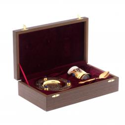 Кофейная пара &amp;quot;Лазурит&amp;quot; 80 мл Златоуст