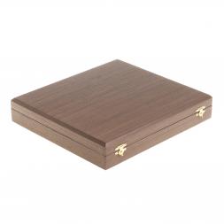 Подарочный набор "Держава" ежедневник, визитница и ручка коричневая кожа