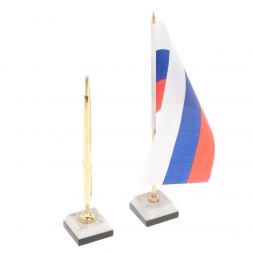 Настольный набор "Алмаз" из мрамора