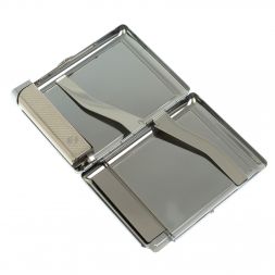 Портсигар на 20 сигарет с зажигалкой камень жадеит